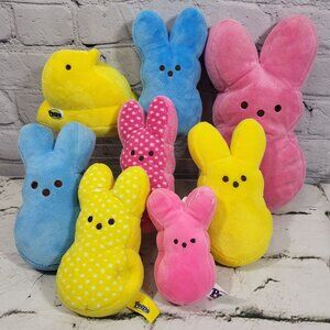 Peeps‎ Plush Bunny & Chick Stuffed Animals Assorted Sizes Colors Styles Easter